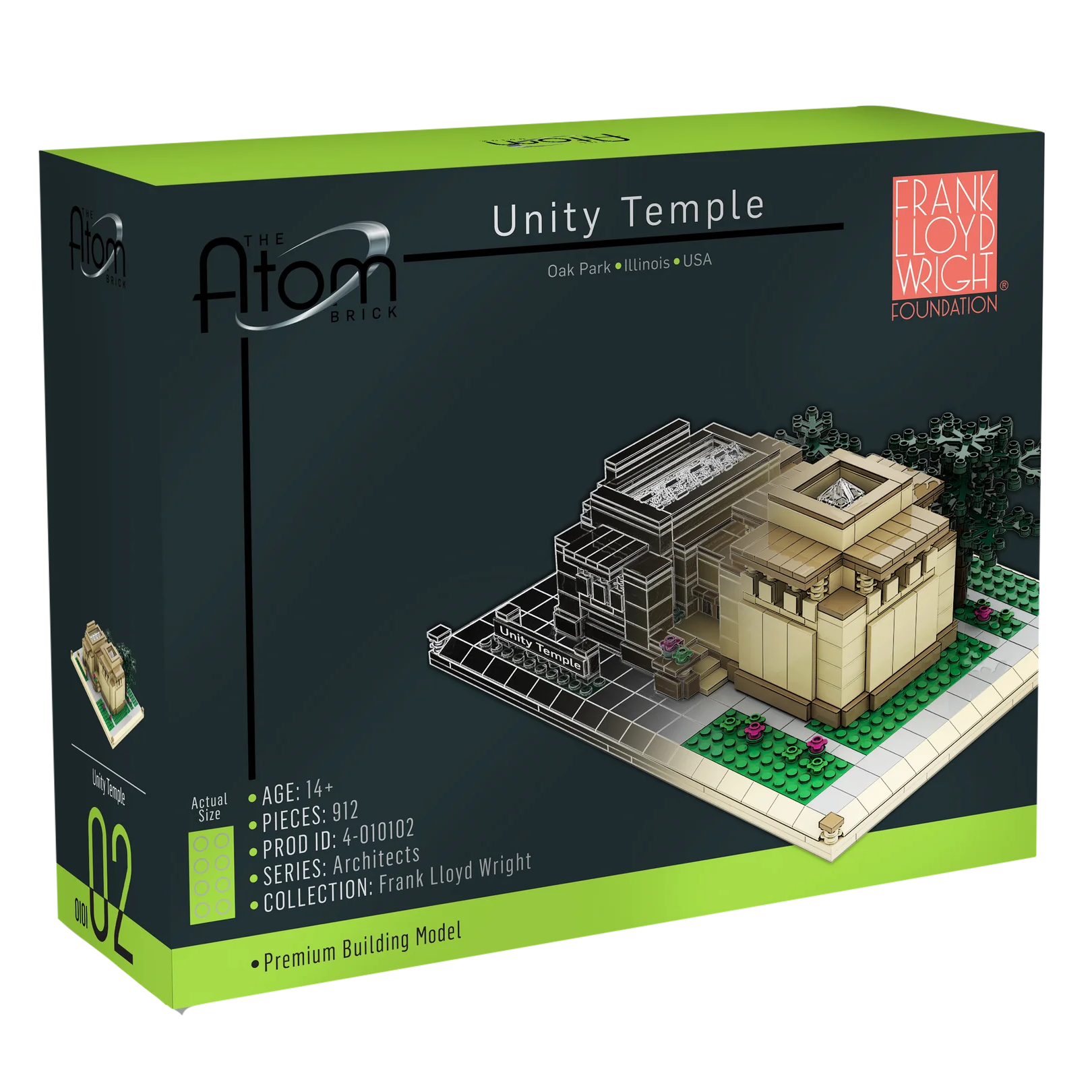 Unity Temple Atom Brick – Frank Lloyd Wright Foundation