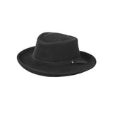 Black Felt Gambler Hat