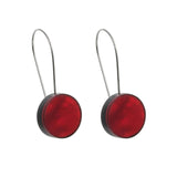Disc Drop Earrings