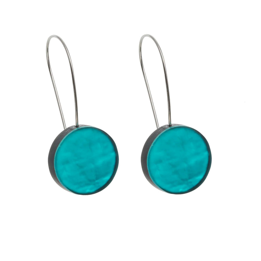 Disc Drop Earrings