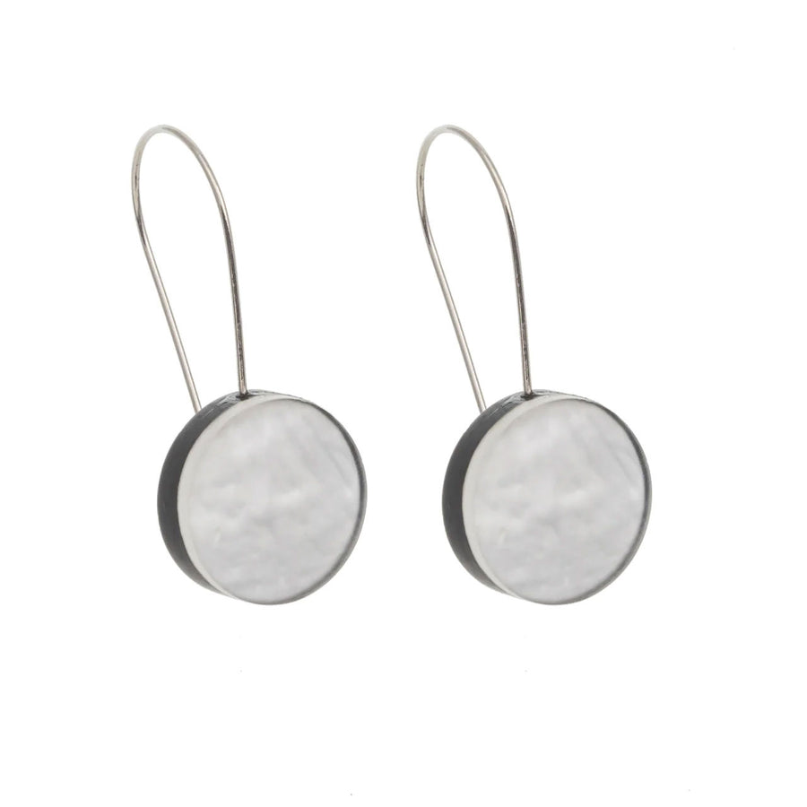 Disc Drop Earrings