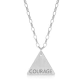 Courage Triangle Necklace
