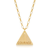 Courage Triangle Necklace