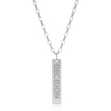 Decision Lines Necklace