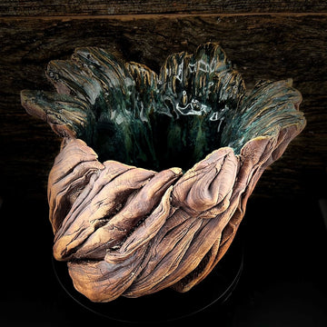 DS Fluted Tree Texture Planter