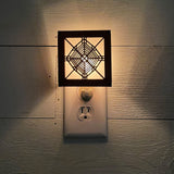 Prairie School Art Glass Pieces Night Light