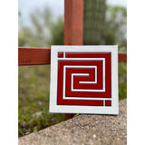 Whirling Arrow 6" x 6" Tile