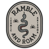 Ramble and Roam Sticker