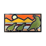 Retro Quail 3" x 6" Tile