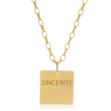 Sincerity Square Necklace