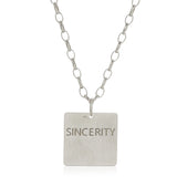 Sincerity Square Necklace