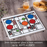 Coonley Playhouse Design Tempered Glass Cutting Board