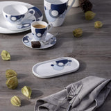 Imperial Cabaret Blue Oval Tray