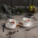 Imperial Cabaret Espresso Cup & Saucer, Set of 2