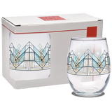 Lake Geneva Tulip Stemless Wine Glasses - Set of 2