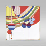 March Balloons Square Plate