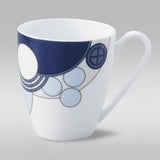 Imperial Cabaret Blue Mugs, Set of 2