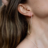 Brass & Sterling Hoops