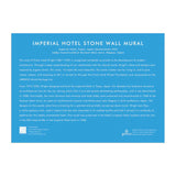 Imperial Hotel Stone Wall Mural 250-Piece Wood Puzzle