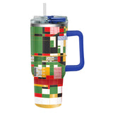 Hillside Curtain 30oz Handled Tumbler