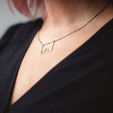 Modern Madini Mountain Necklace