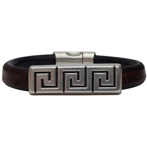 Whirling Arrow Leather Bracelet