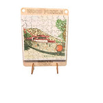 Taliesin West Moon Gate Wood Puzzle, puzzle completed.