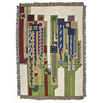 Saguaro Forms Throw Blanket top