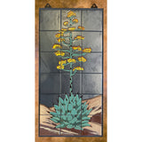 Century Plant on Silver 18" x 36" Mural