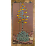 Century Plant on Terra Cotta 18" x 36" Mural