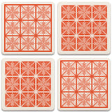 Dana Thomas House Coasters, tops of four in set