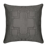 Velvet Quilted Textile Block Pillow