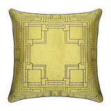 Velvet Quilted Textile Block Pillow