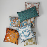 Storer Block Embroidered Pillow