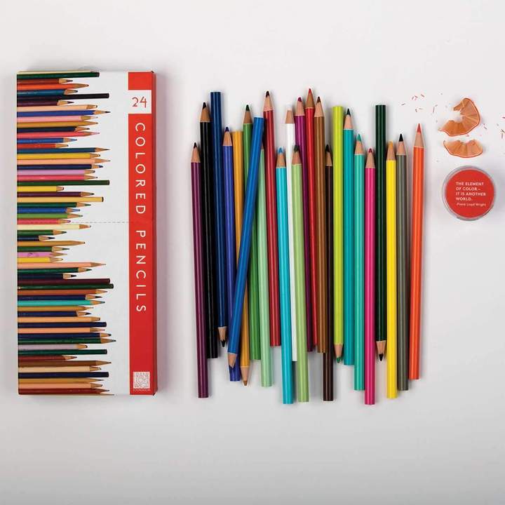 Colored Pencils Set with Sharpener