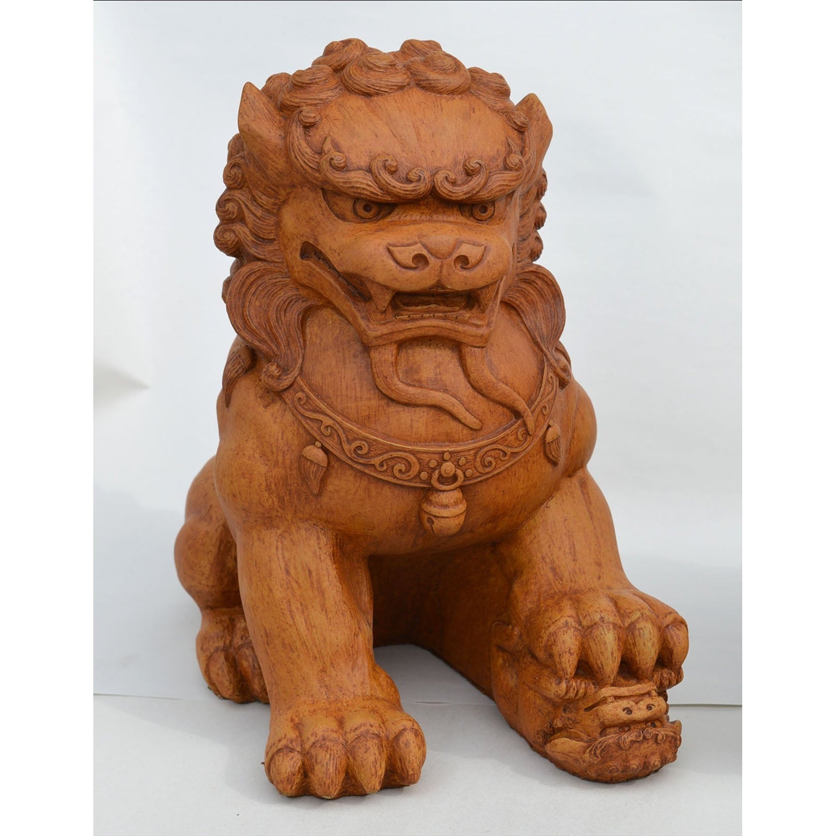 Fu Dog Female, Terracotta.