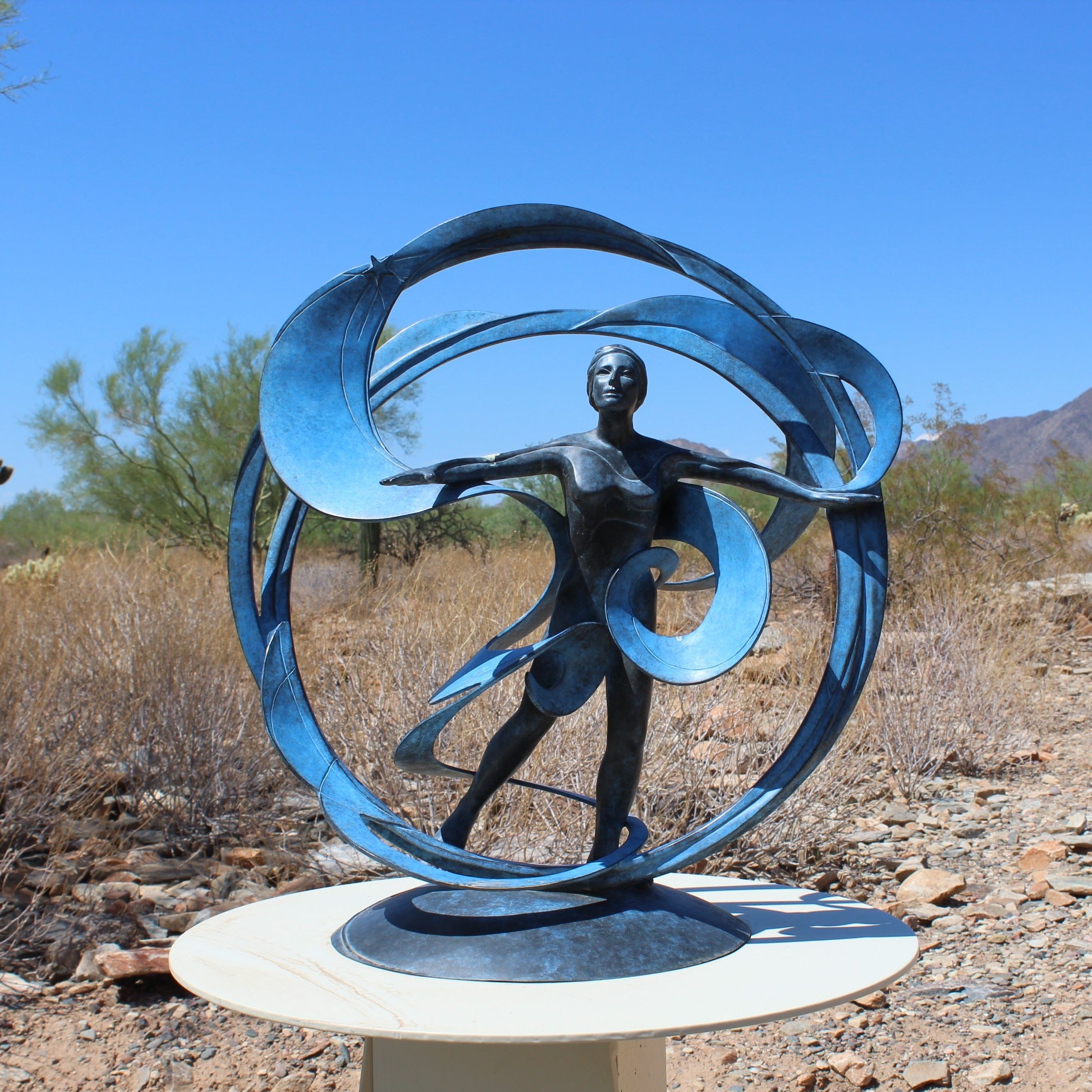 Equilibrium Sculpture by Heloise Crista.
