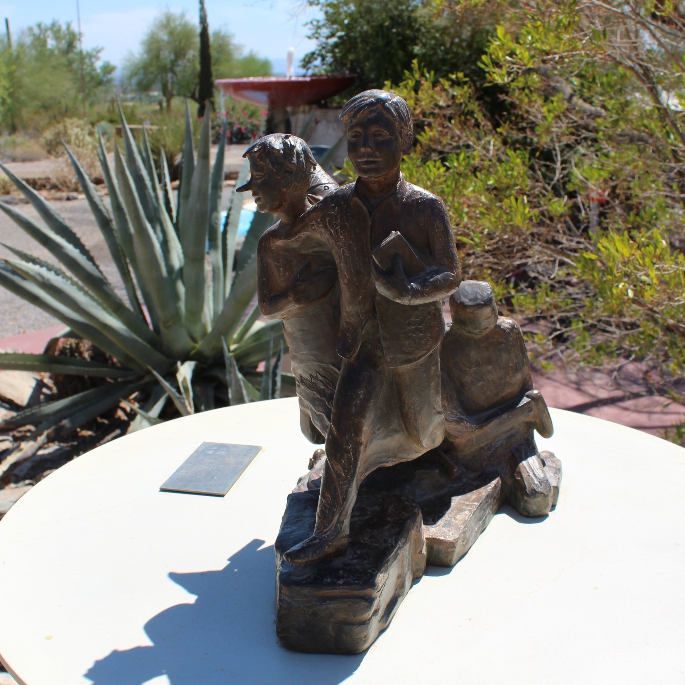 Pinocchio Sculpture by Heloise Crista.