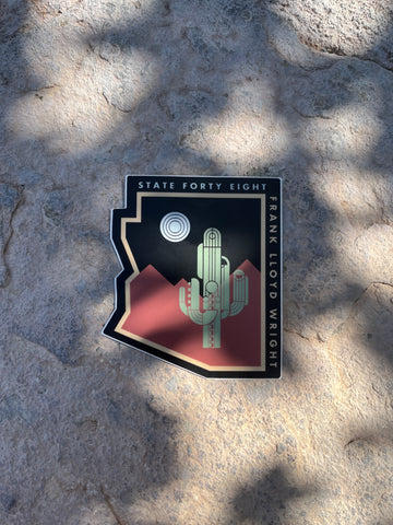 State Forty Eight Saguaro Sticker
