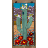 Saguaro with Full Background 18" x 36" Mural