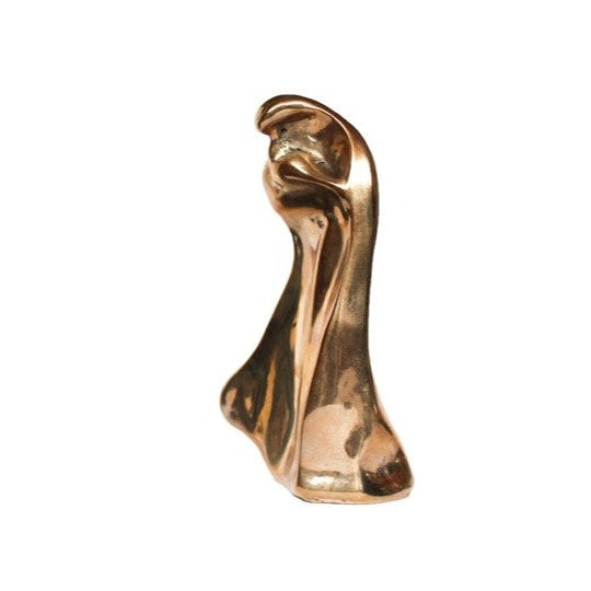 Small Madonna Polished Shelf Sculpture by Heloise Crista.