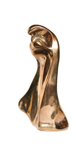 Small Madonna Polished Shelf Sculpture by Heloise Crista.