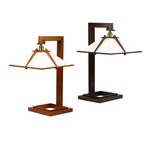 Taliesin Table Lamp, cherry and walnut stains