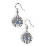 April Showers II Earrings with blue beads