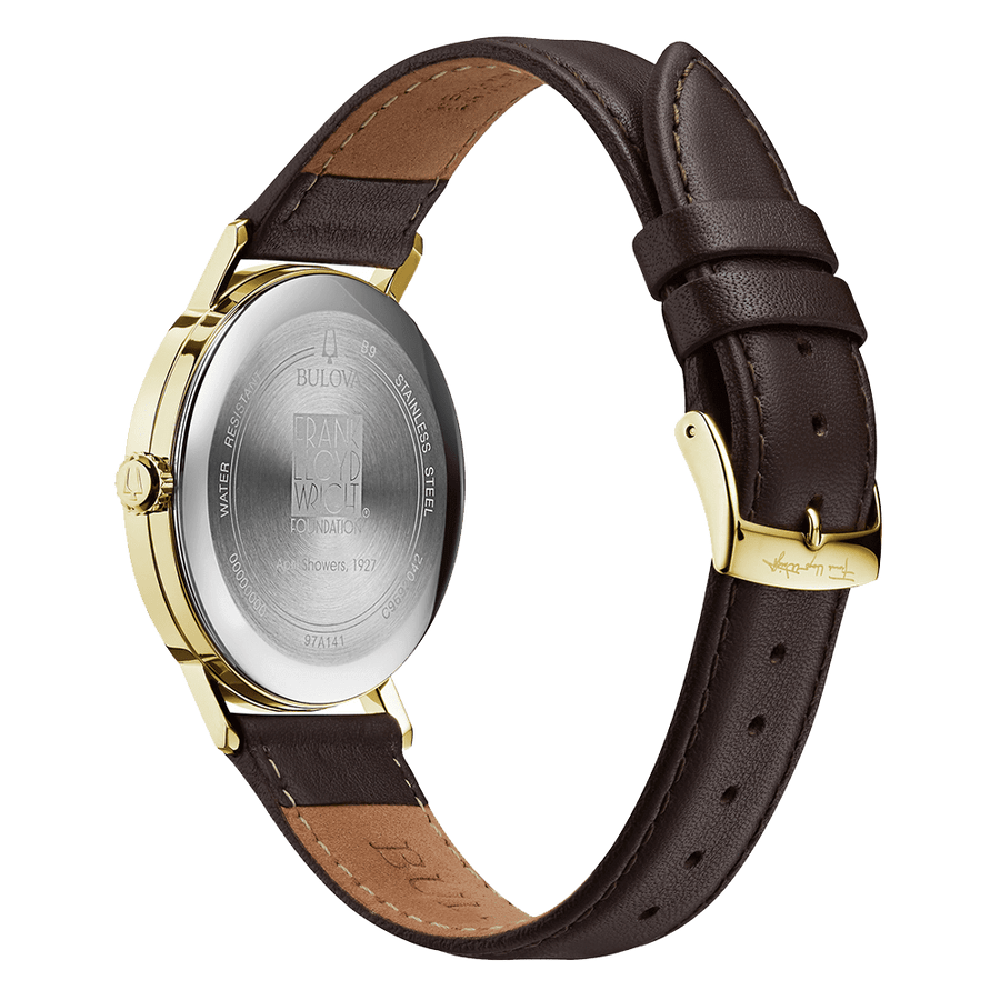 April Showers Watch, dial back and watchband