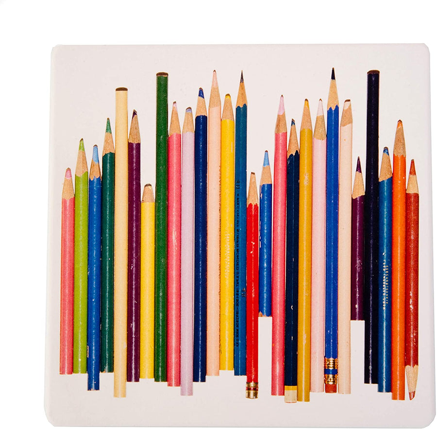 Colored Pencils Trivet, top