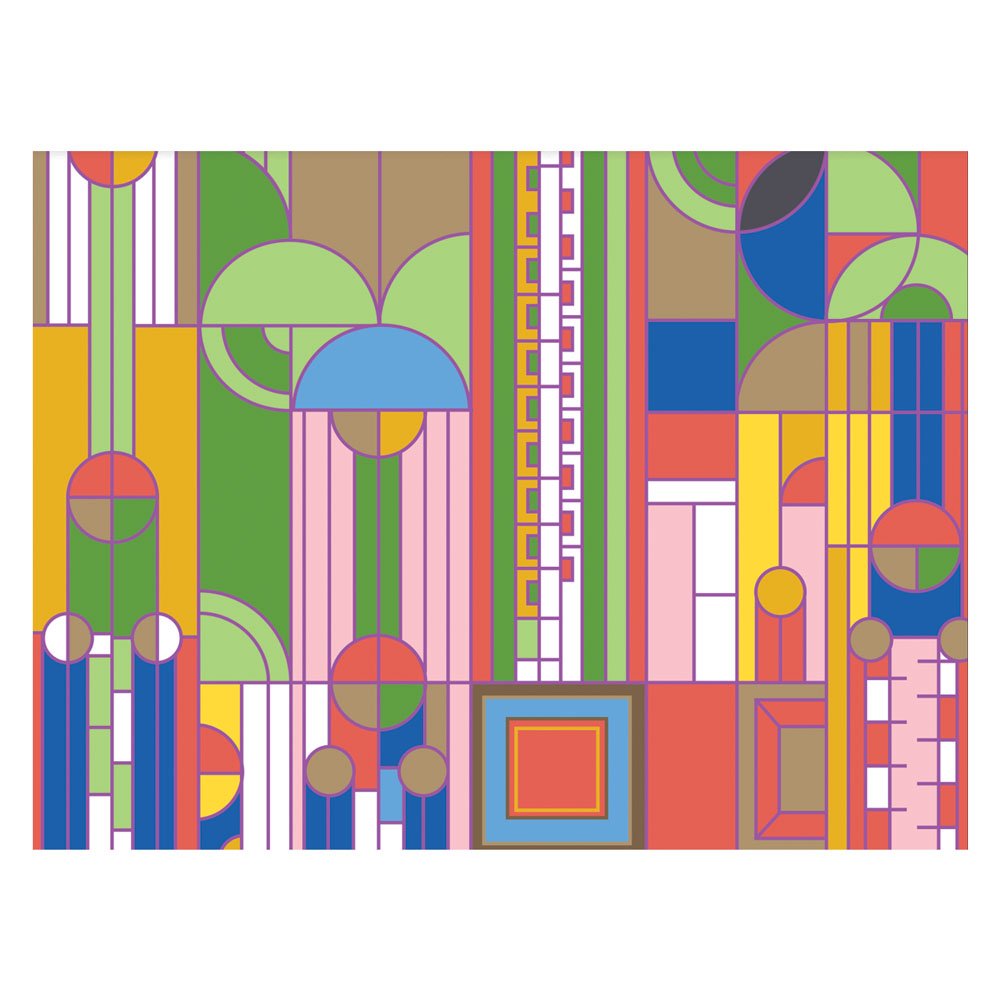 Saguaro Forms card design, Frank Lloyd Wright Designs Notecard Boxed Set