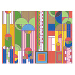 Saguaro Forms card design, Frank Lloyd Wright Designs Notecard Boxed Set