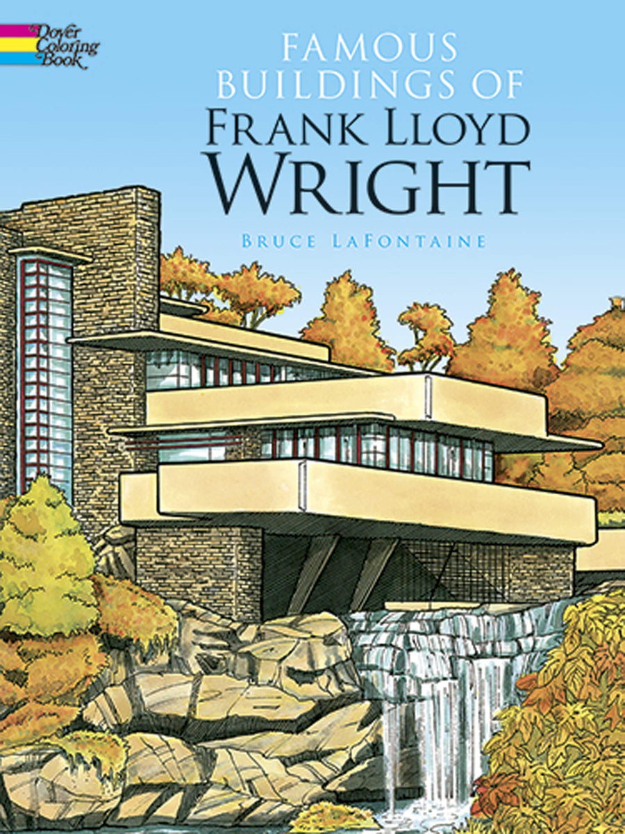 Front cover of Famous Buildings of Frank Lloyd Wright.