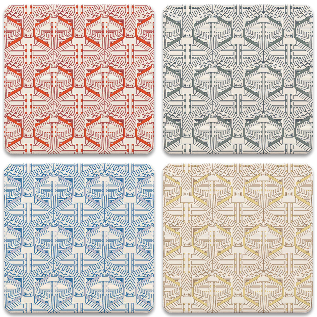 Florida Southern Coasters, tops of four in set
